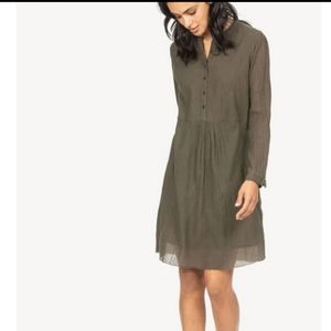 Lilla P Olive Long Sleeve Dress